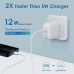 iPad Charger, iPhone Charger iPad Cord Fast Charging 12W USB Wall Charger Foldable Portable Travel Plug with 6.6FT Lightning iPad Cable Compatible with iPhone, iPad, iPad Mini 1/2/3/4/5,iPad Air 1/2/3